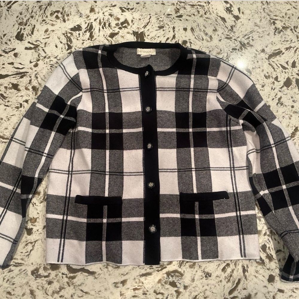 Cynthia Rowley Monochrome Knit Sweater